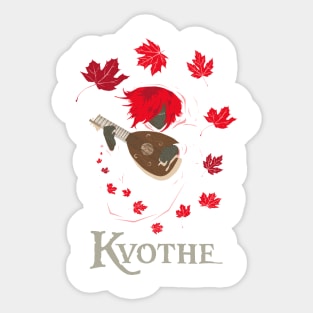 Kvothe Name Of The Movie Wind Shirt Sticker